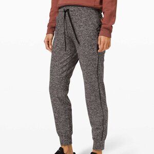 Lululemon Ready to Rulu Fleece Jogger Heathered Black Size 10